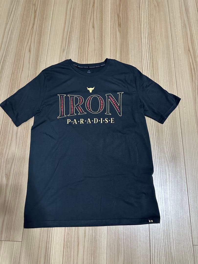 プロジェクトロックTシャツ5枚(L)アンダーアーマーランニングパンツ(XL)