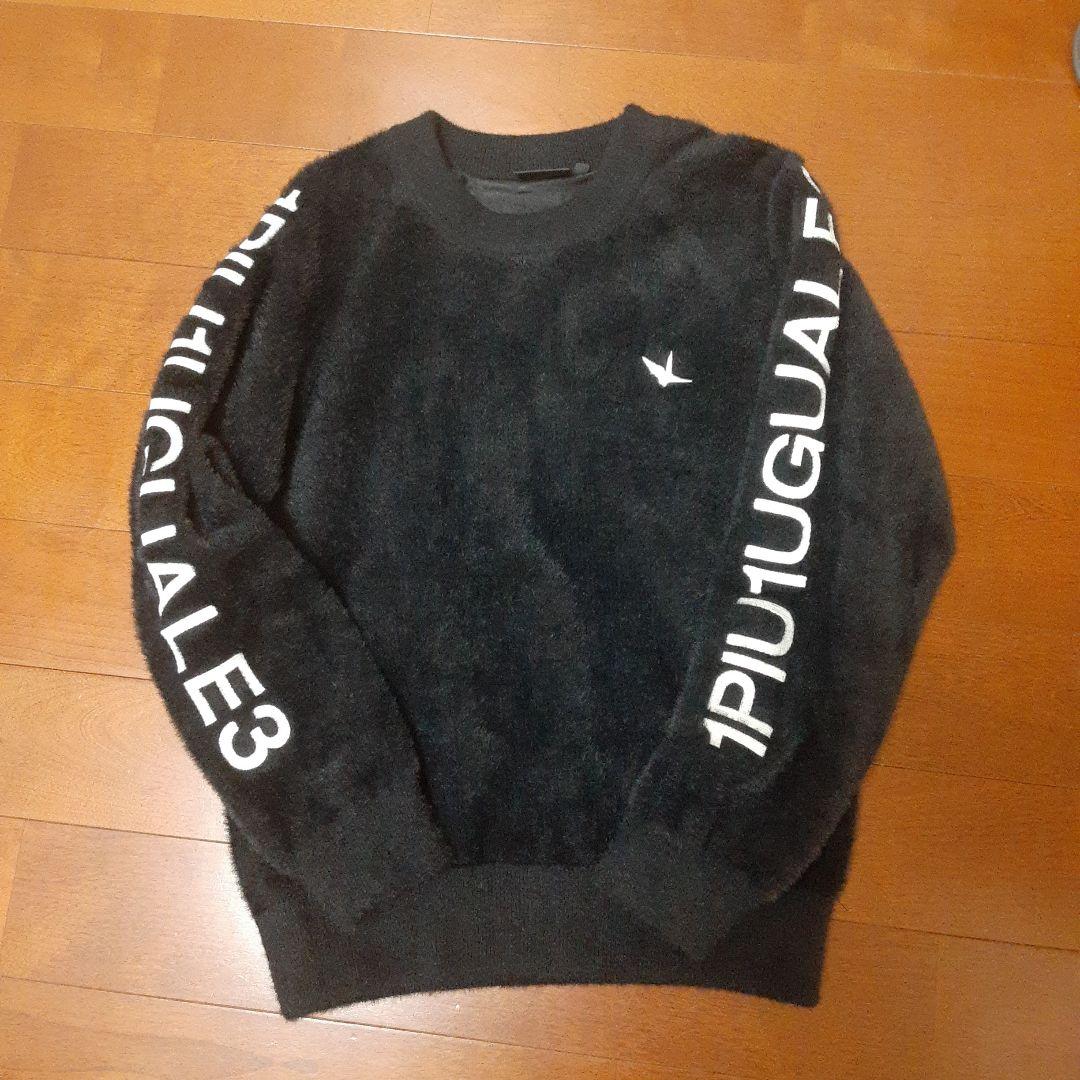 1PIUGUALE3 　スニード　ボアプルオーバー レディース ゴルフ　黒M