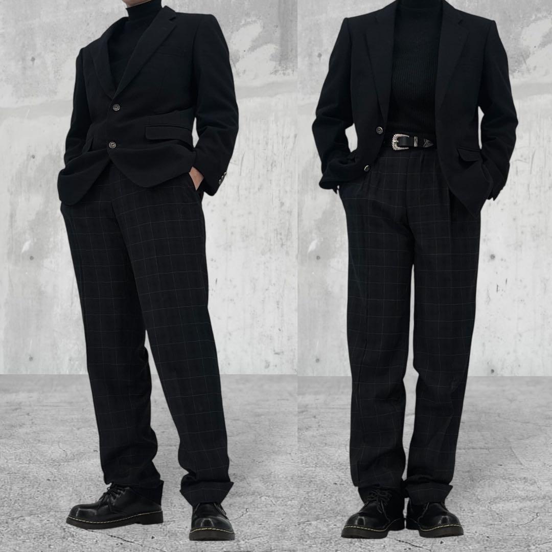 【美品】Dior　クリスチャンディオール　　スーツ　ジャケット　金具ロゴボタン