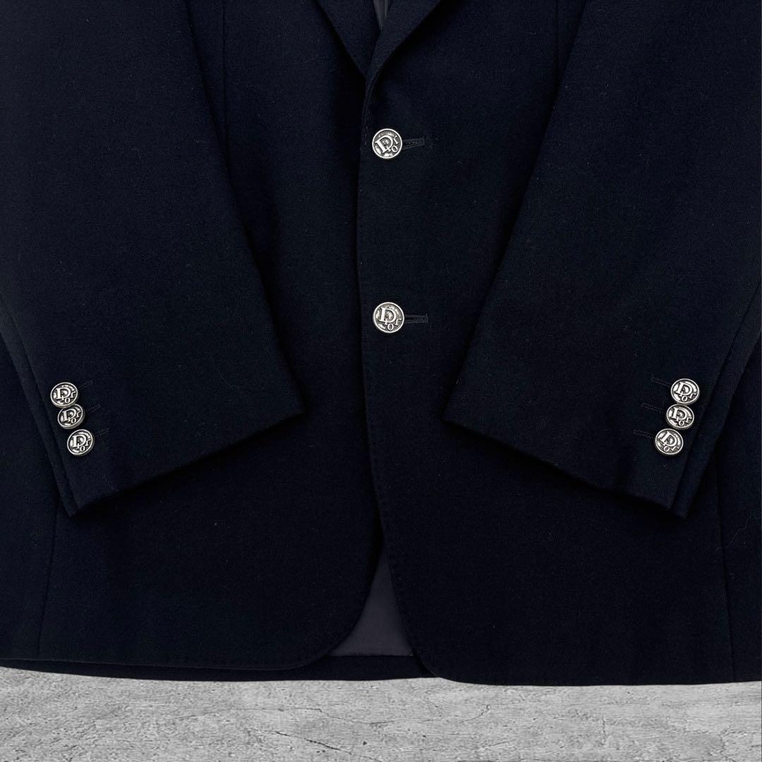 【美品】Dior　クリスチャンディオール　　スーツ　ジャケット　金具ロゴボタン