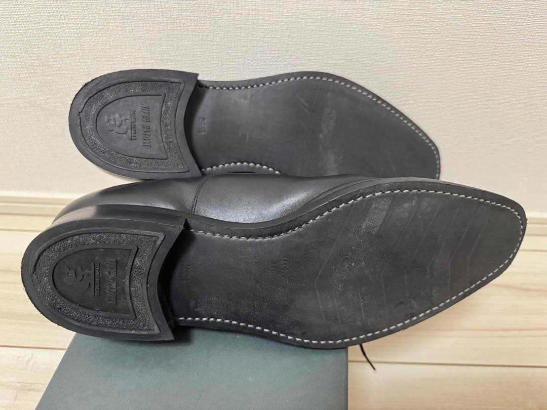 山*本様 SCOTCH GRAIN ブラックレザー ドレスシューズ ストレートチ