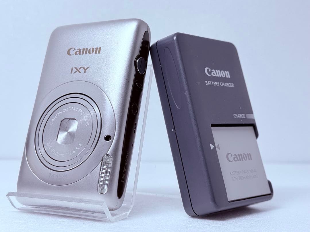 Canon IXY 400F シルバー 動作確認済 薄型 軽量 コンデジ レトロ
