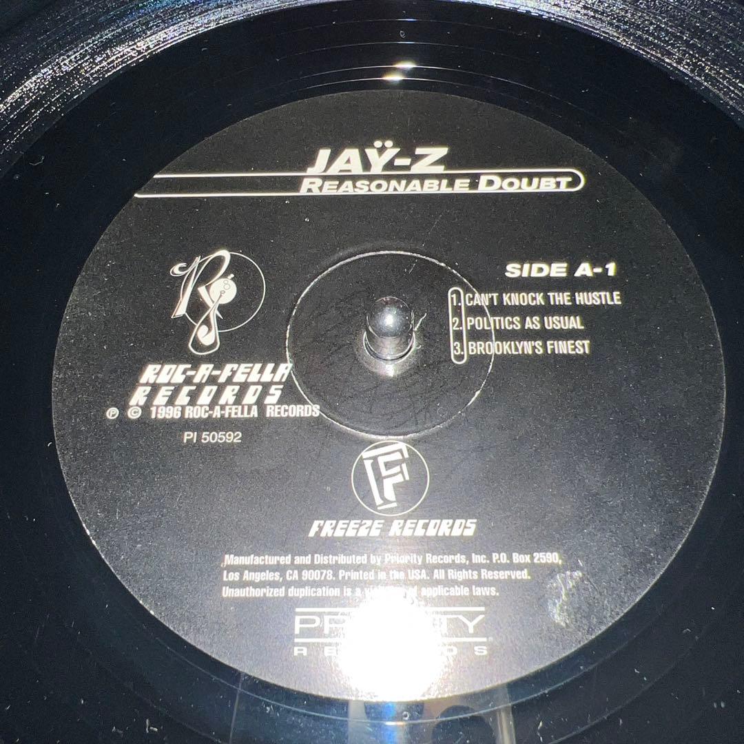 使用感あり JAY-Z REASONABLE DOUBT 2LP
