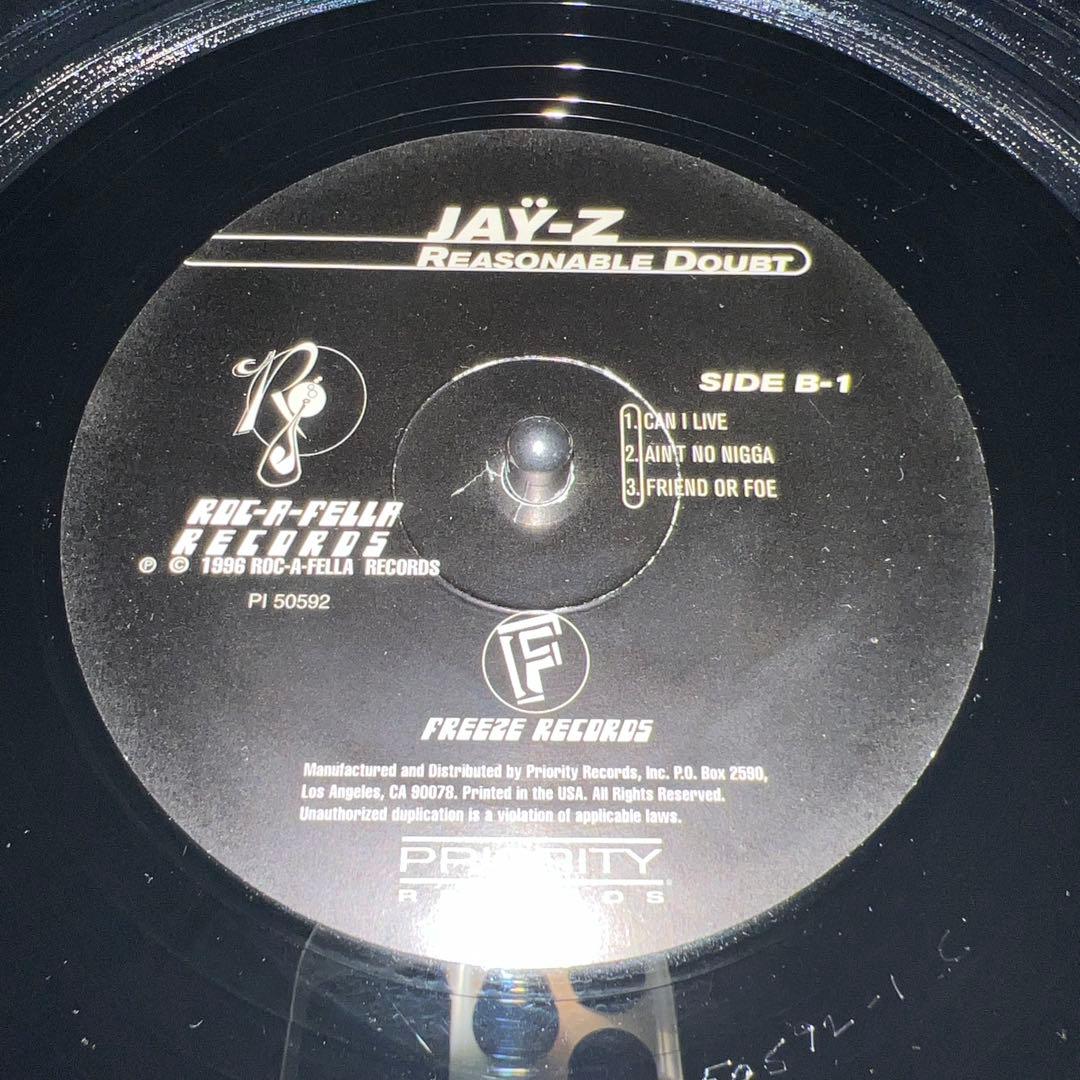 使用感あり JAY-Z REASONABLE DOUBT 2LP