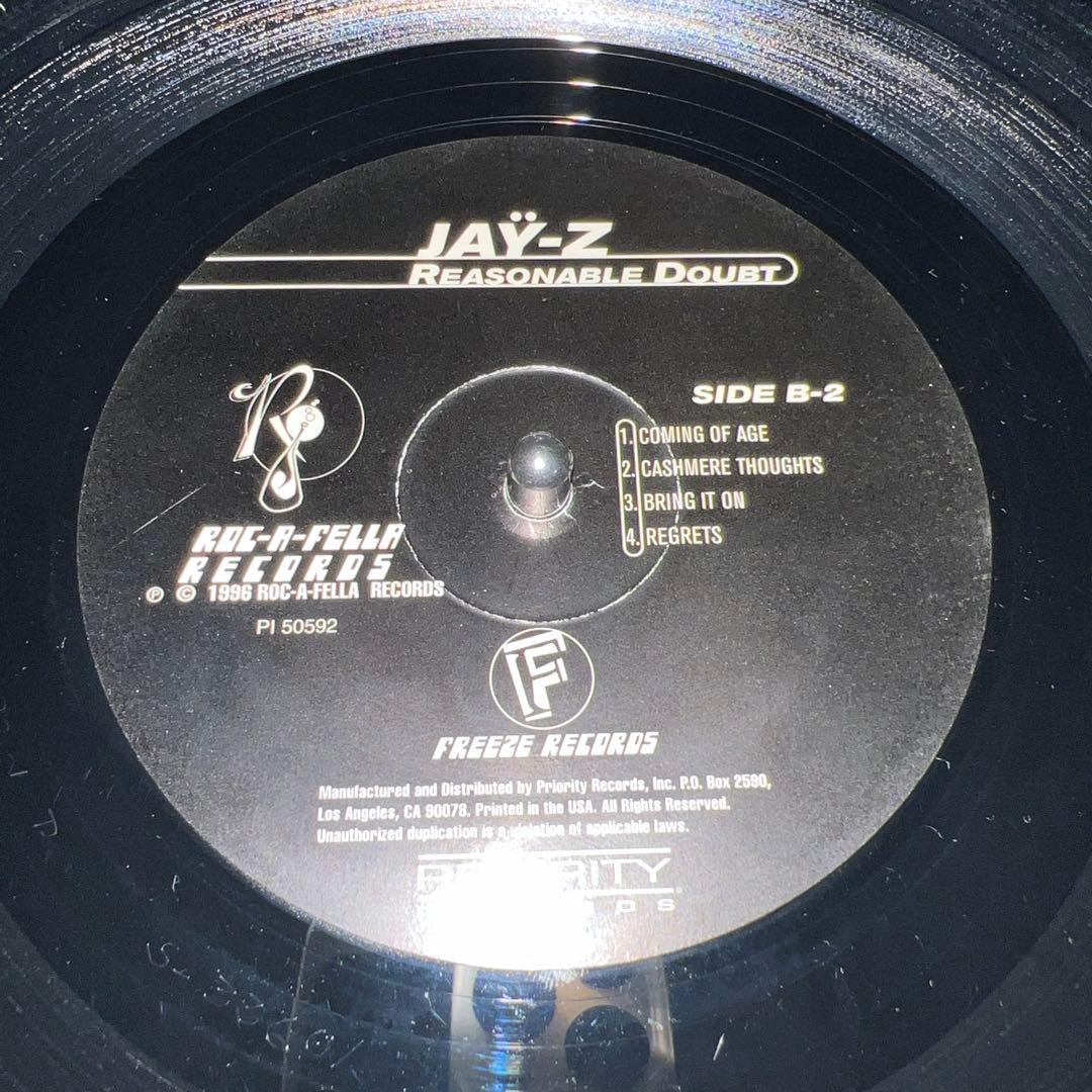 使用感あり JAY-Z REASONABLE DOUBT 2LP