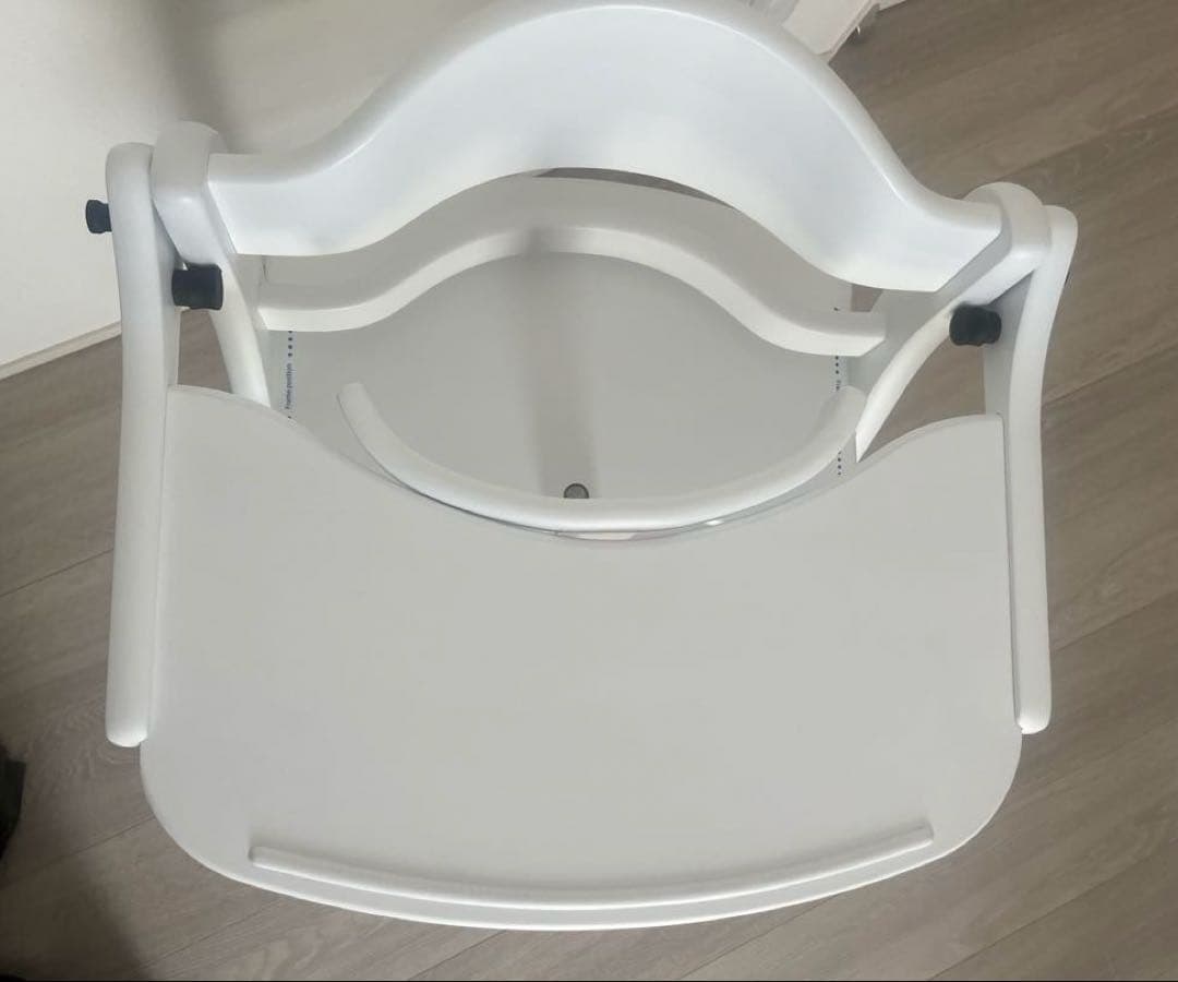 大和屋　すくすくチェアプラス　テーブル付き　ホワイト