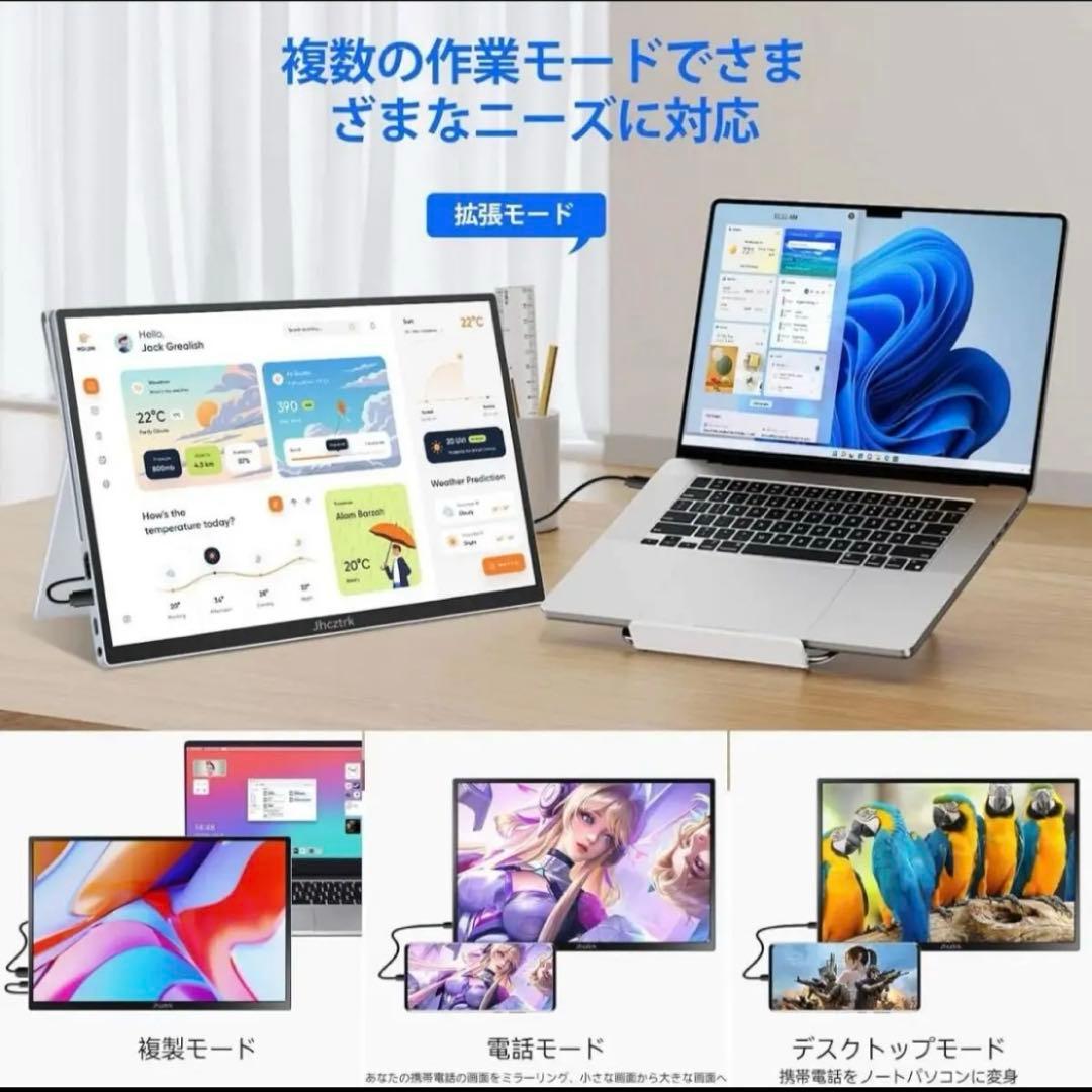 Jhcztrk タッチスクリーンゲーム モニター ネット パソコン 14インチ