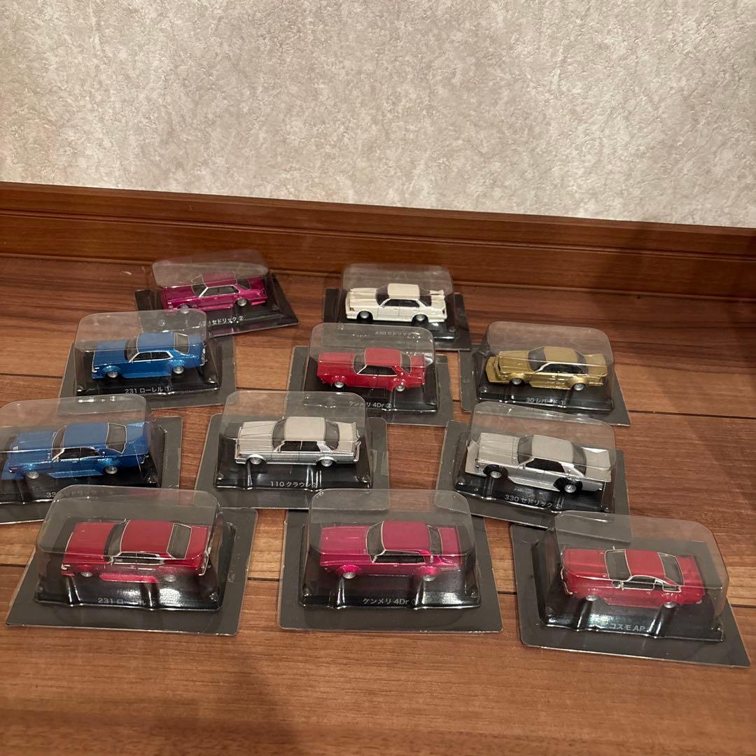 国産名車コレクション ミニカー まとめ売り 11台 セドリック コスモなど