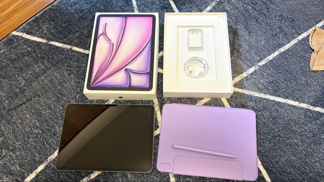 Apple iPad Air (M3) 11インチ 128GB パープル 本体