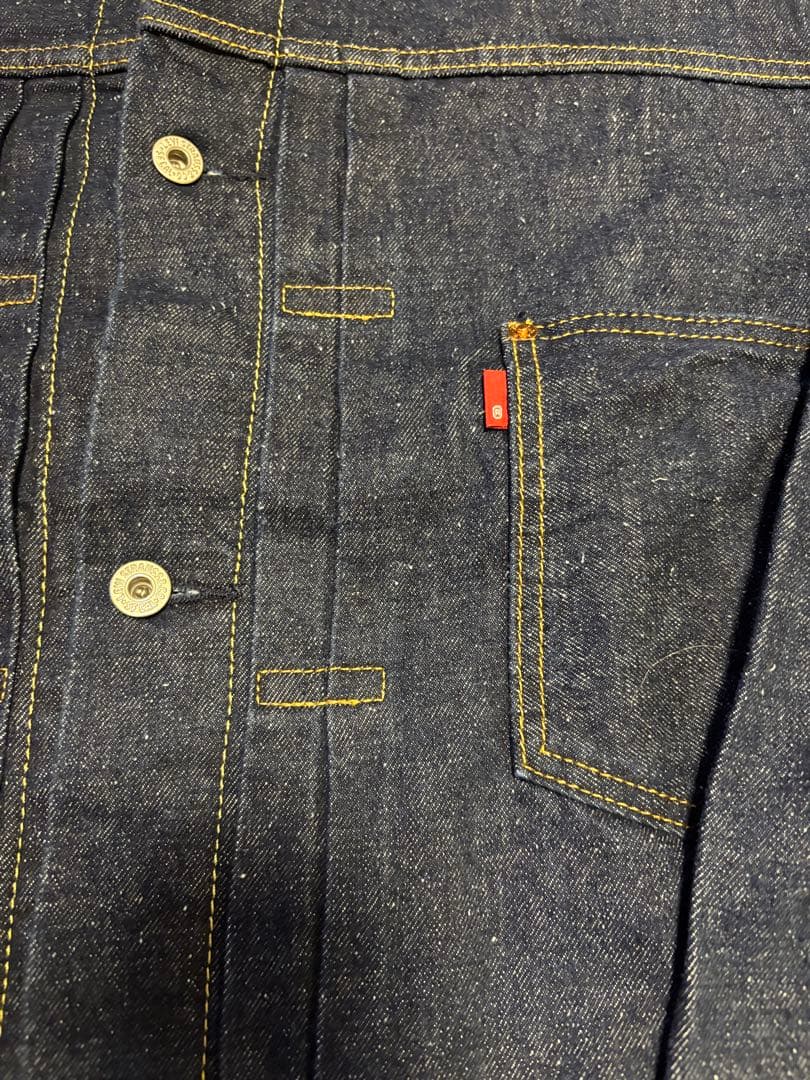 【最安値】リーバイスTYPEⅠ ファースト　プレミアムトラッカー　大戦　濃紺