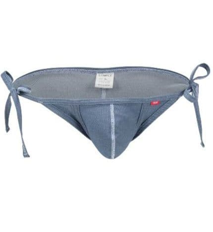 【新品/完売人気モデルTOOT】ストレッチデニムサイドストリング　ビキニ　限定L