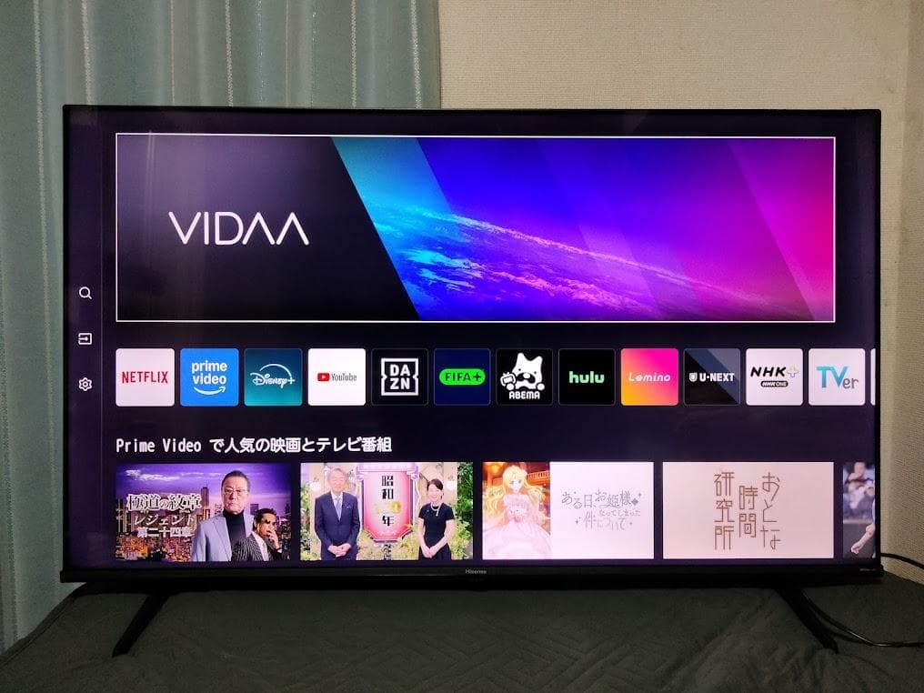 ２０２５年製　５０インチ４Kテレビ　横浜駅から３０Km以内は無料配送