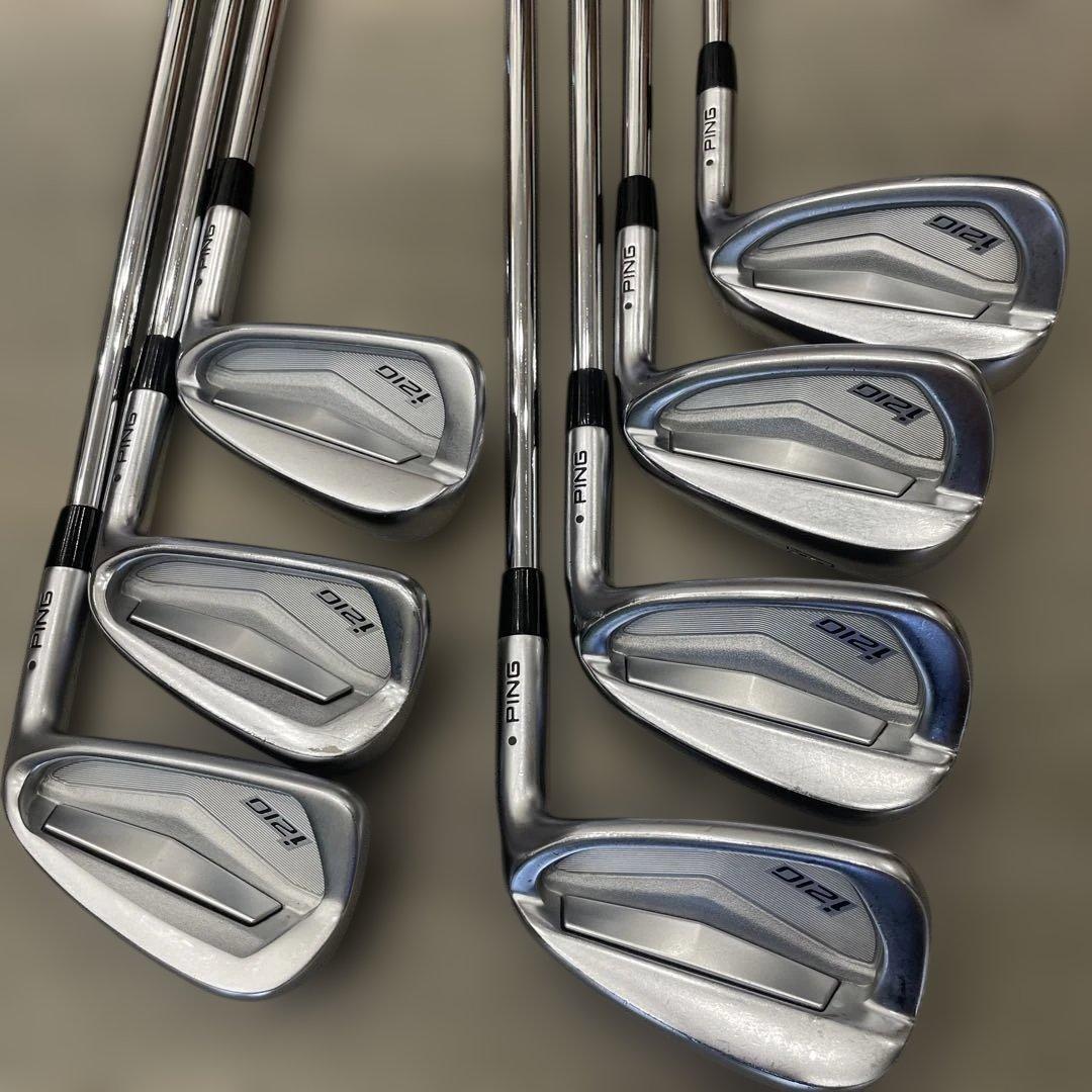 PING i210 アイアン 5〜U 7本セット 黒ドット モーダス120 Ｓ