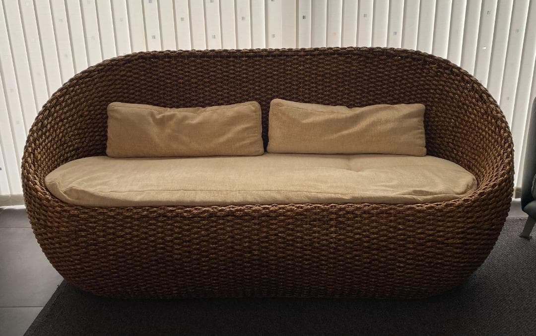 アジアンチックソファ 家具 ソファ 2～3人掛け　幅180ｃｍ