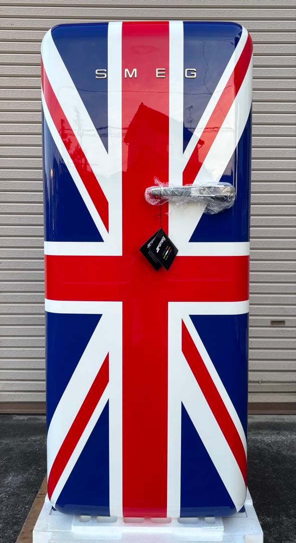 SMEG（スメッグ）冷凍冷蔵庫 FAB28 100V ユニオンジャック 左開き