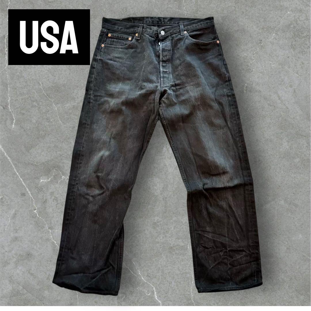 90年代 USA製 Levi’s 501 黒フェード ストレート#477