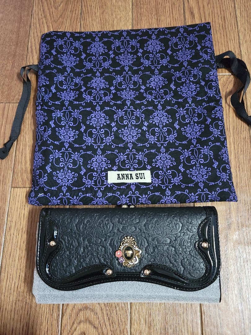 【新品】ANNA SUI セルパン 口金長財布 エンボス加工財布