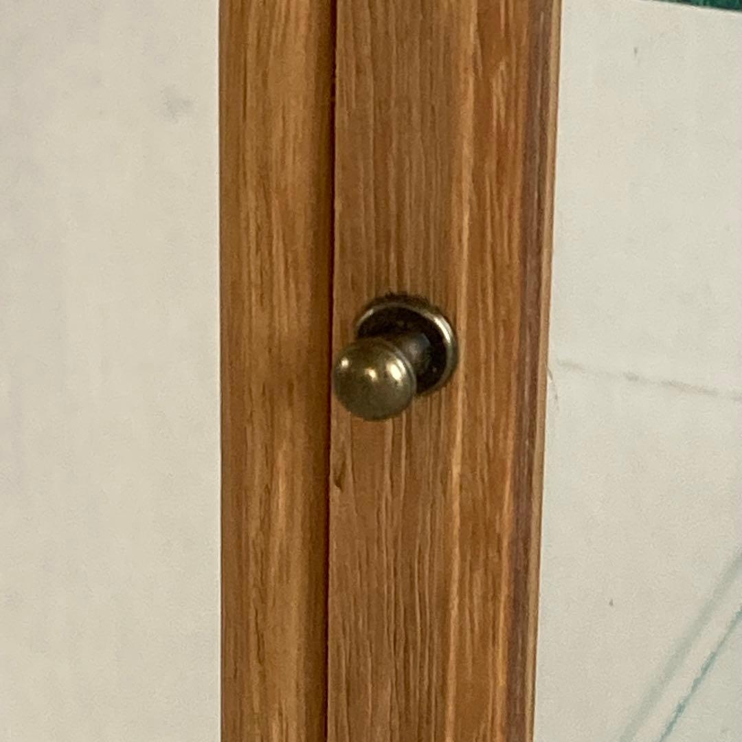 g308 古い木製 ガラスケース 3段 卓上 ショーケース 展示ケース 店舗什器