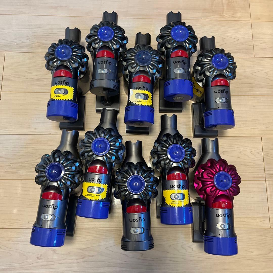 ジャンク品！dysonコードレスクリーナー純正10台セット