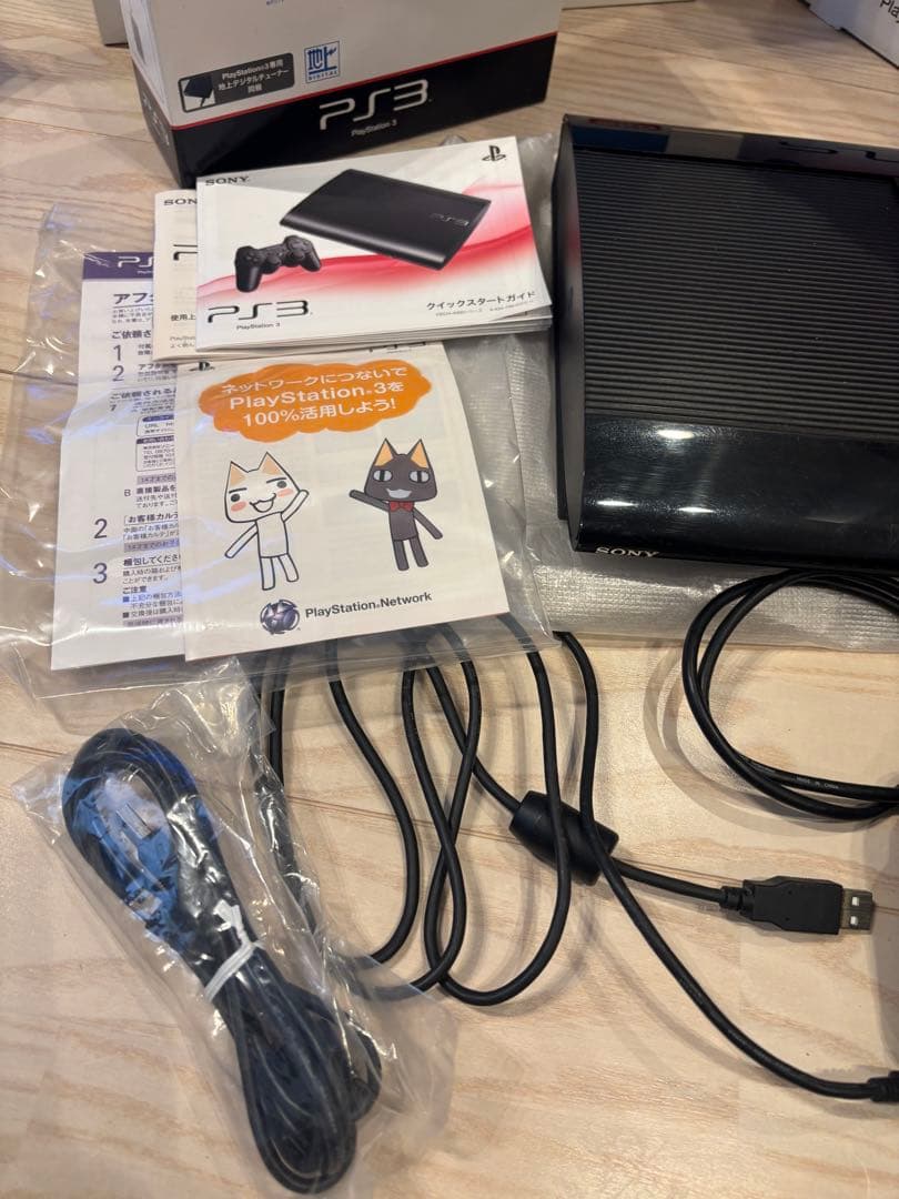 【箱付き】PS3 250GB CECH-4000B、torne