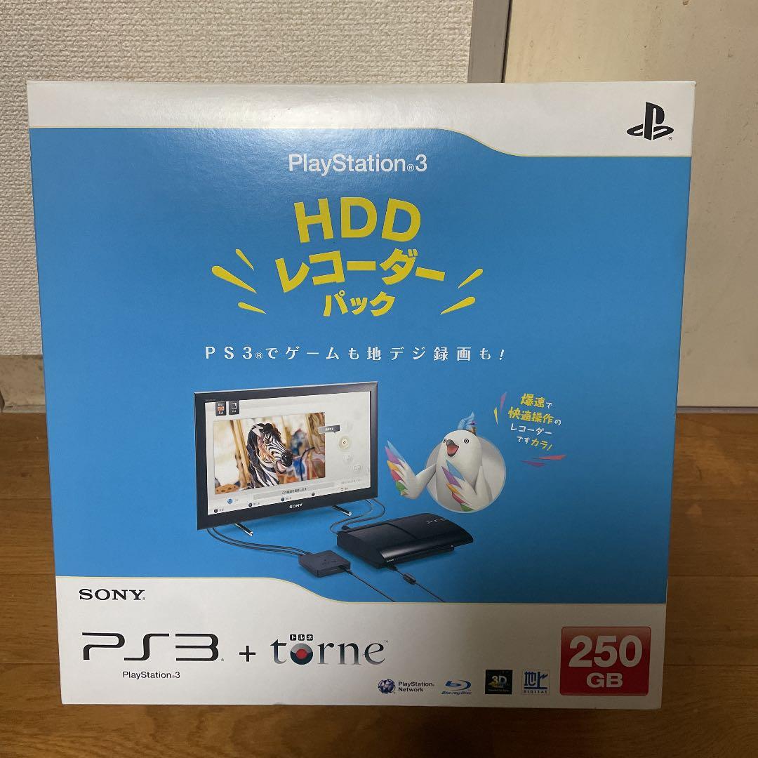 【箱付き】PS3 250GB CECH-4000B、torne