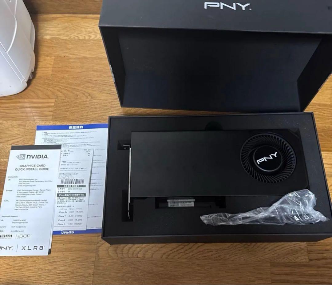 極稀 PNY RTX4070TI ブロワーファンモデル