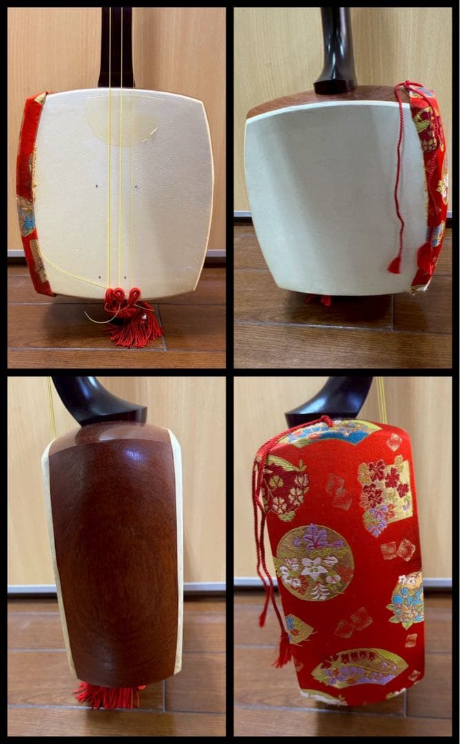 三味線　和楽器　弦楽器　ハードケース　撥付き