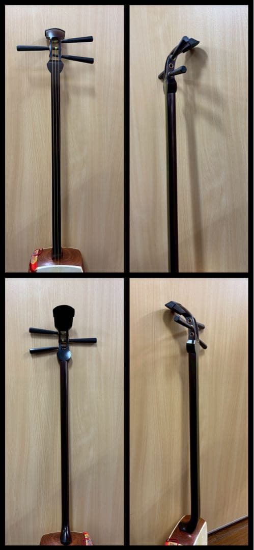 三味線　和楽器　弦楽器　ハードケース　撥付き