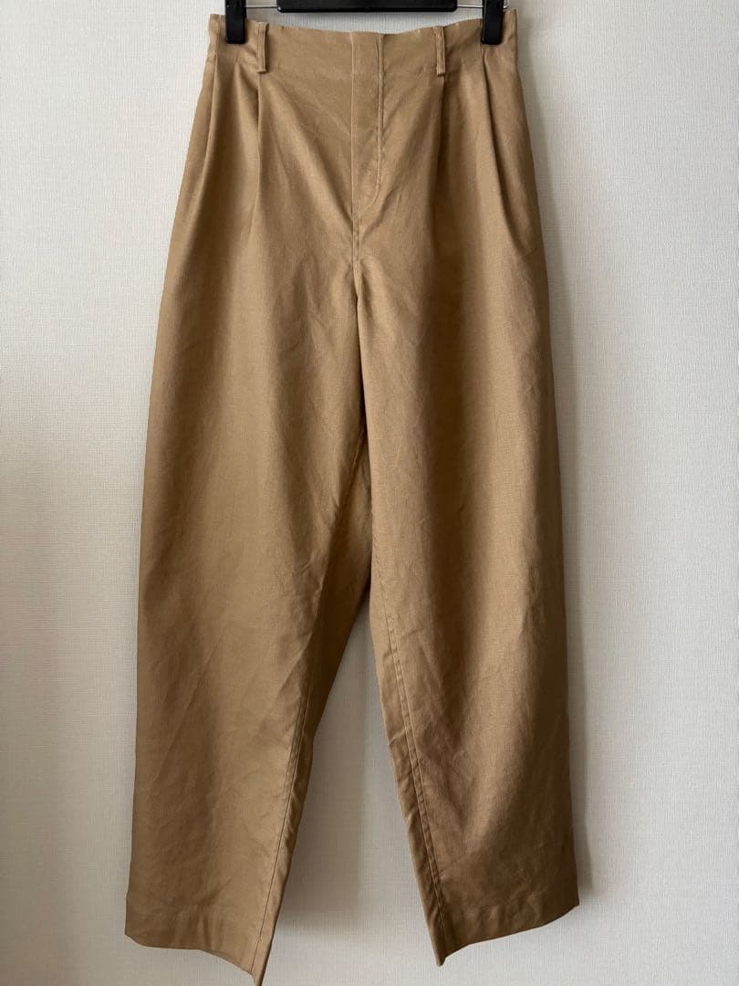 【美品】wafu リネンパンツ 感動の伸縮リネン ソロテックス ／ シャイン