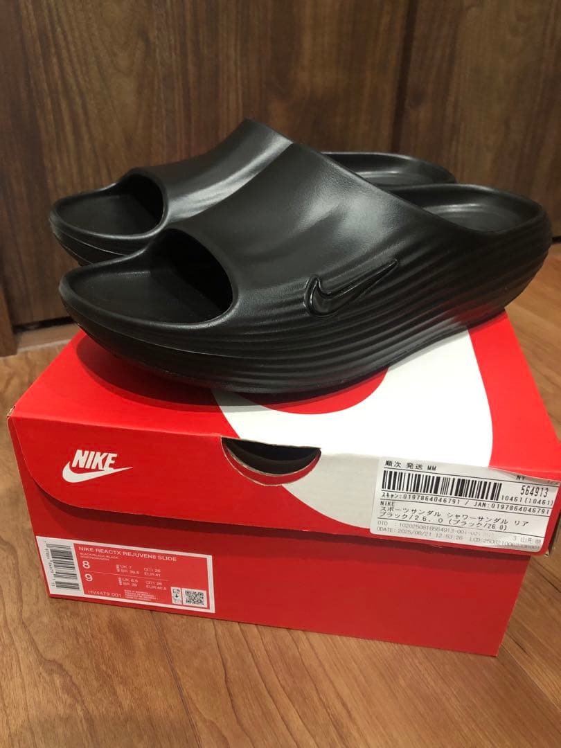 新品 ナイキ ReactX リジュビネイト REJUVEN8 スライド 26cm