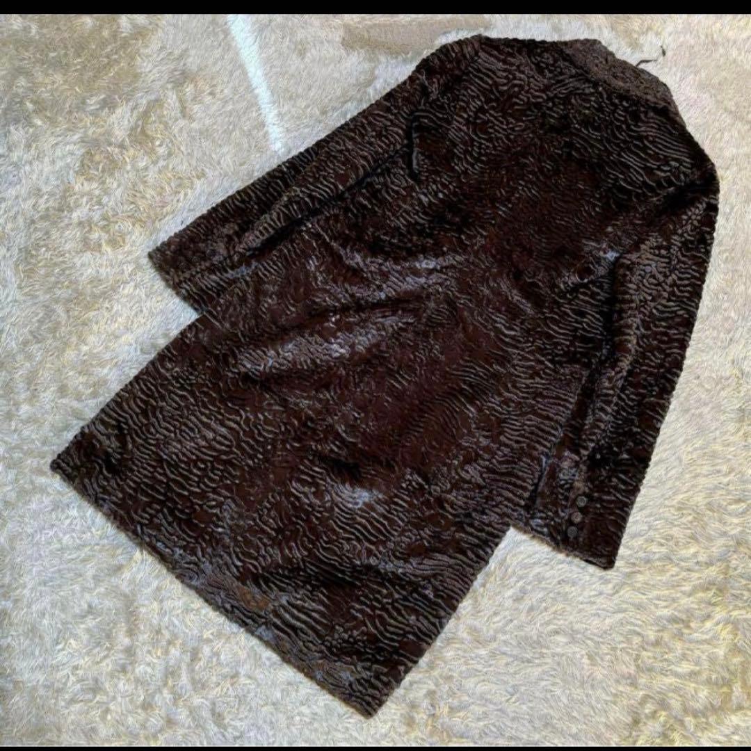 S Max Mara フェイクファー　チェスターコート