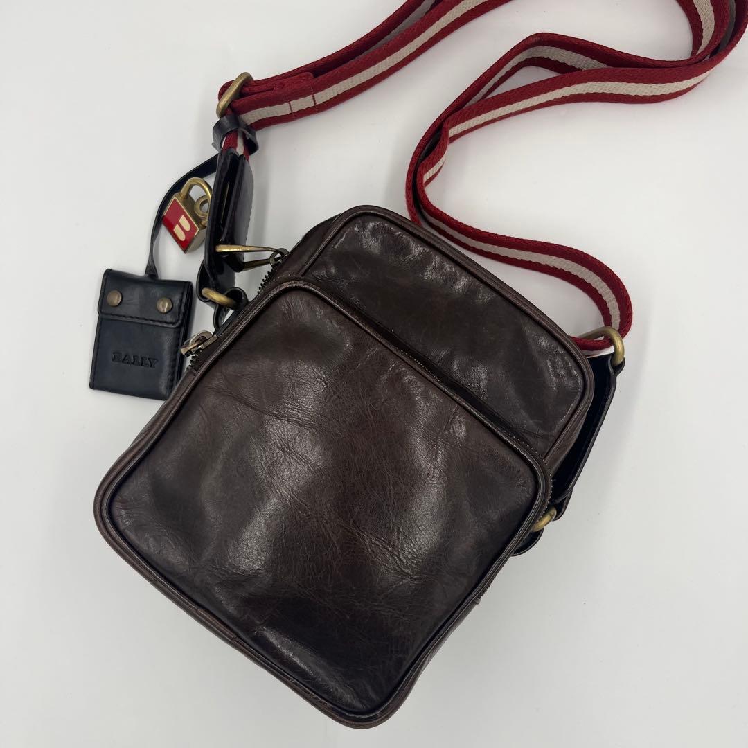 BALLY バリー サコッシュ トレスポ カデナ ショルダーバッグ ブラウン