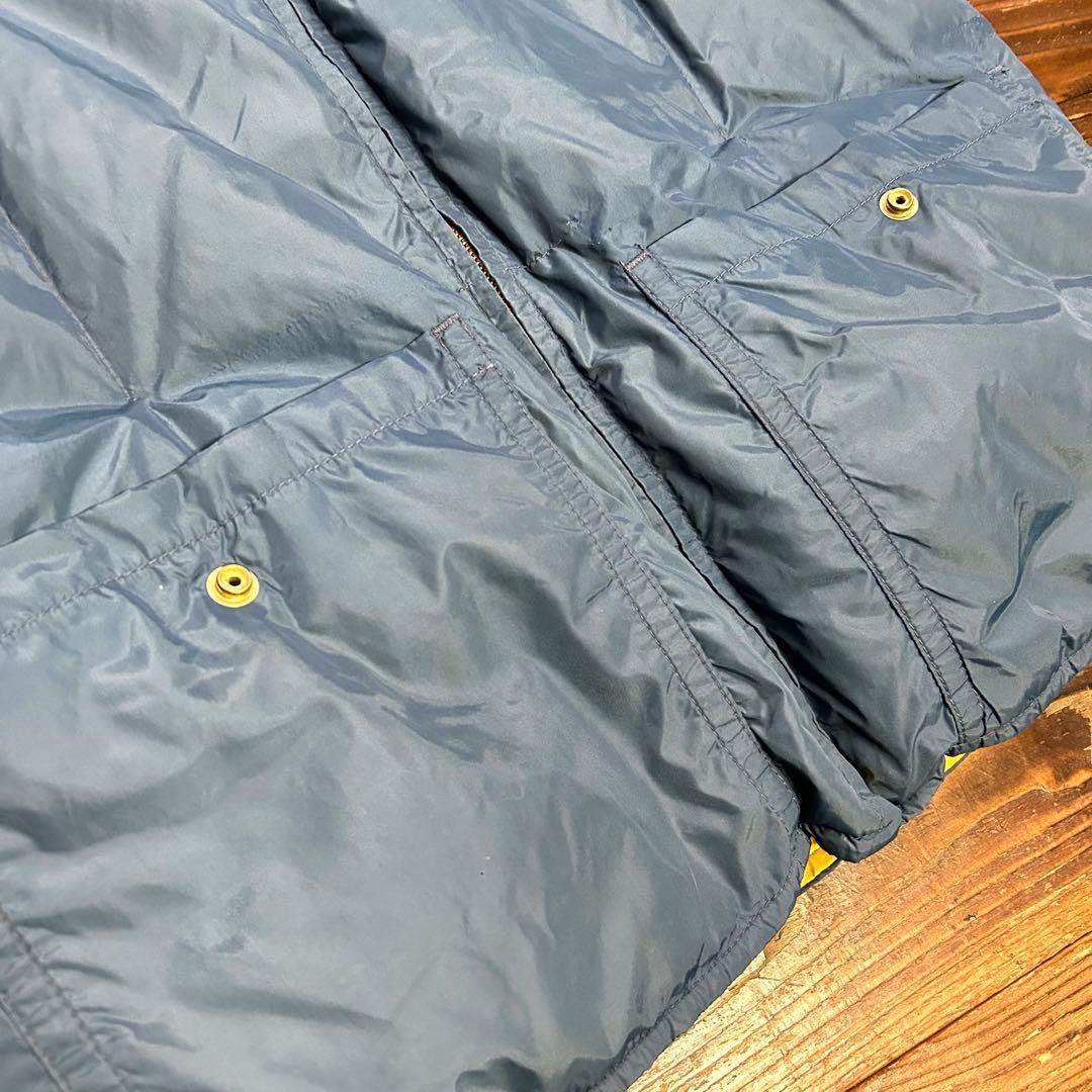 70s80s エディーバウアー ダウン ベスト リメイク 黒タグ TALON