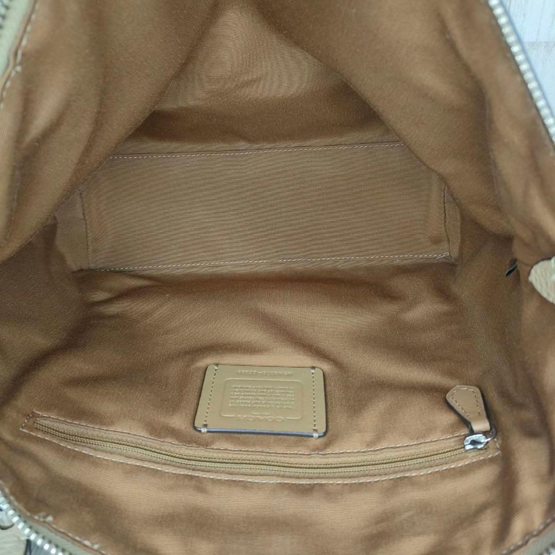 55 COACH コーチ　レザー　2WAY ハンドバッグ　ショルダーバッグ