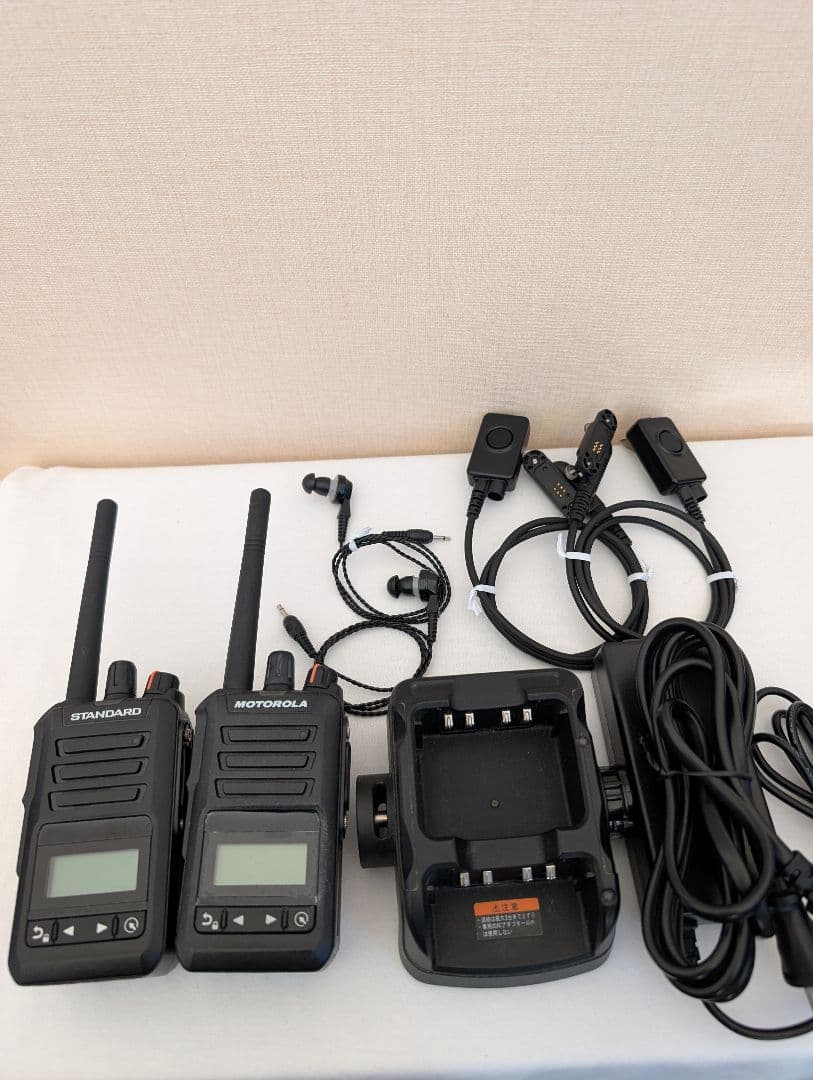 スタンダード デジタル簡易無線機 登録局 VXD30 2台 イヤホンマイク付