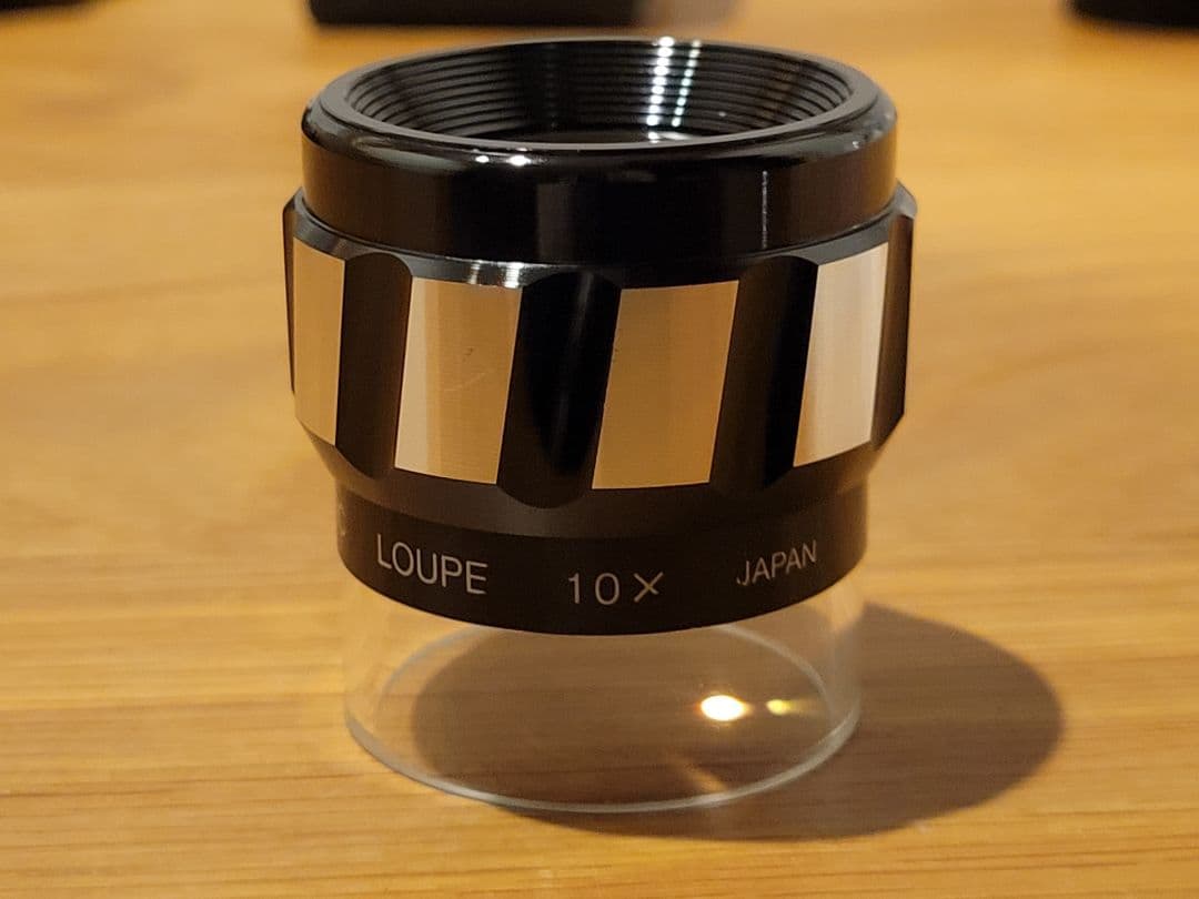 プロ用 美品 ハクバ hakuba lupe 10倍 高級ルーペ 生産終了品