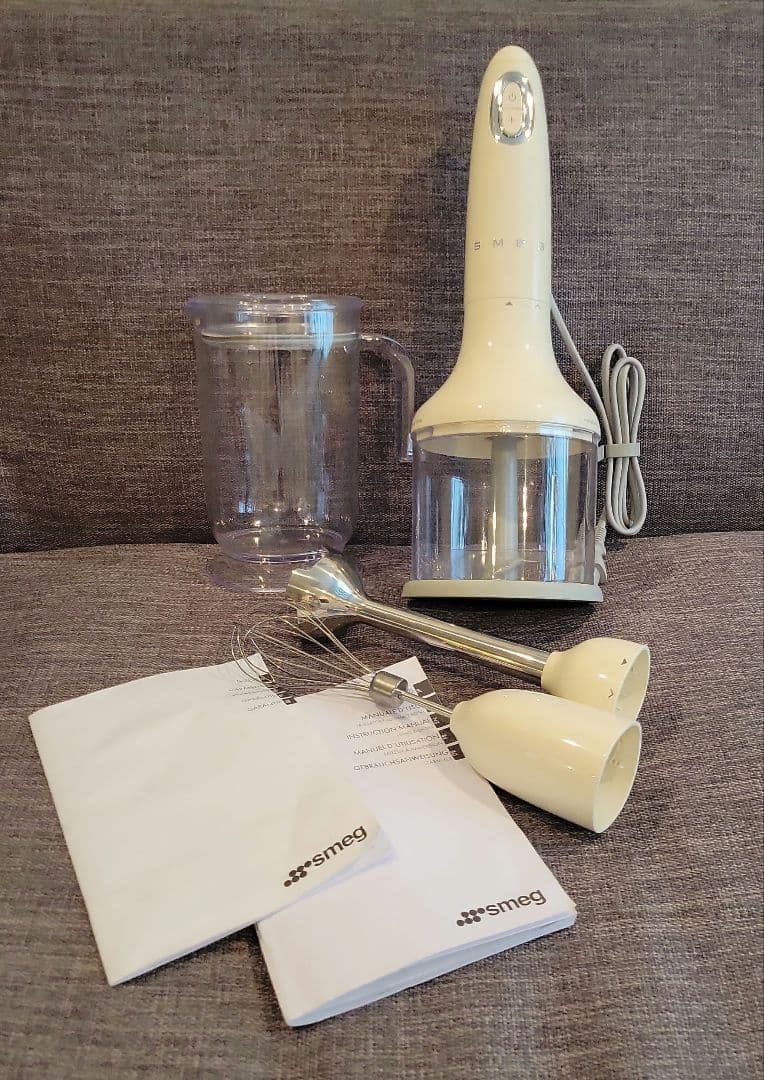 破格！　SMEG スメッグ　クリーム　ホワイト　ブレンダー　マッシャー