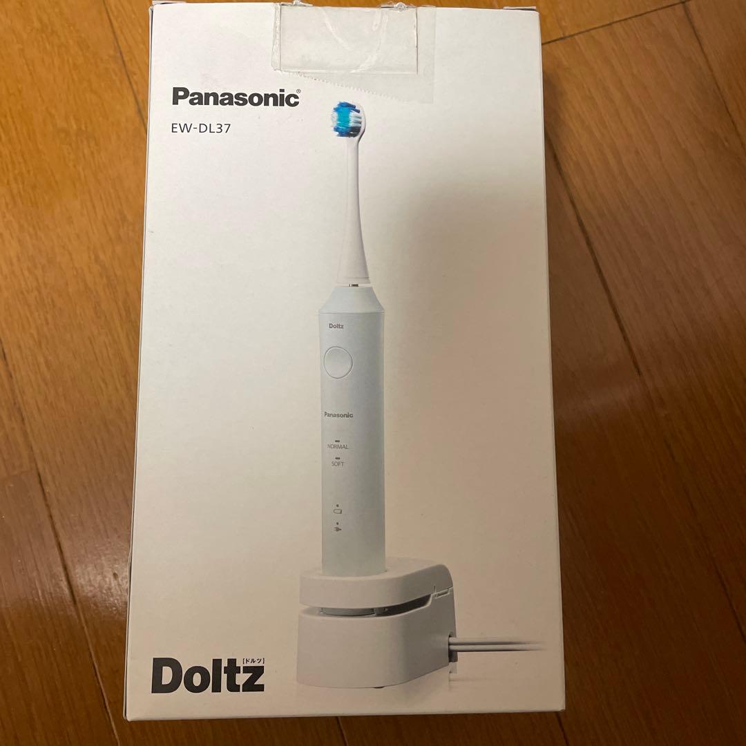 パナソニック バッテリー式 電動歯ブラシ ドルツ 青 EW-DL37-A
