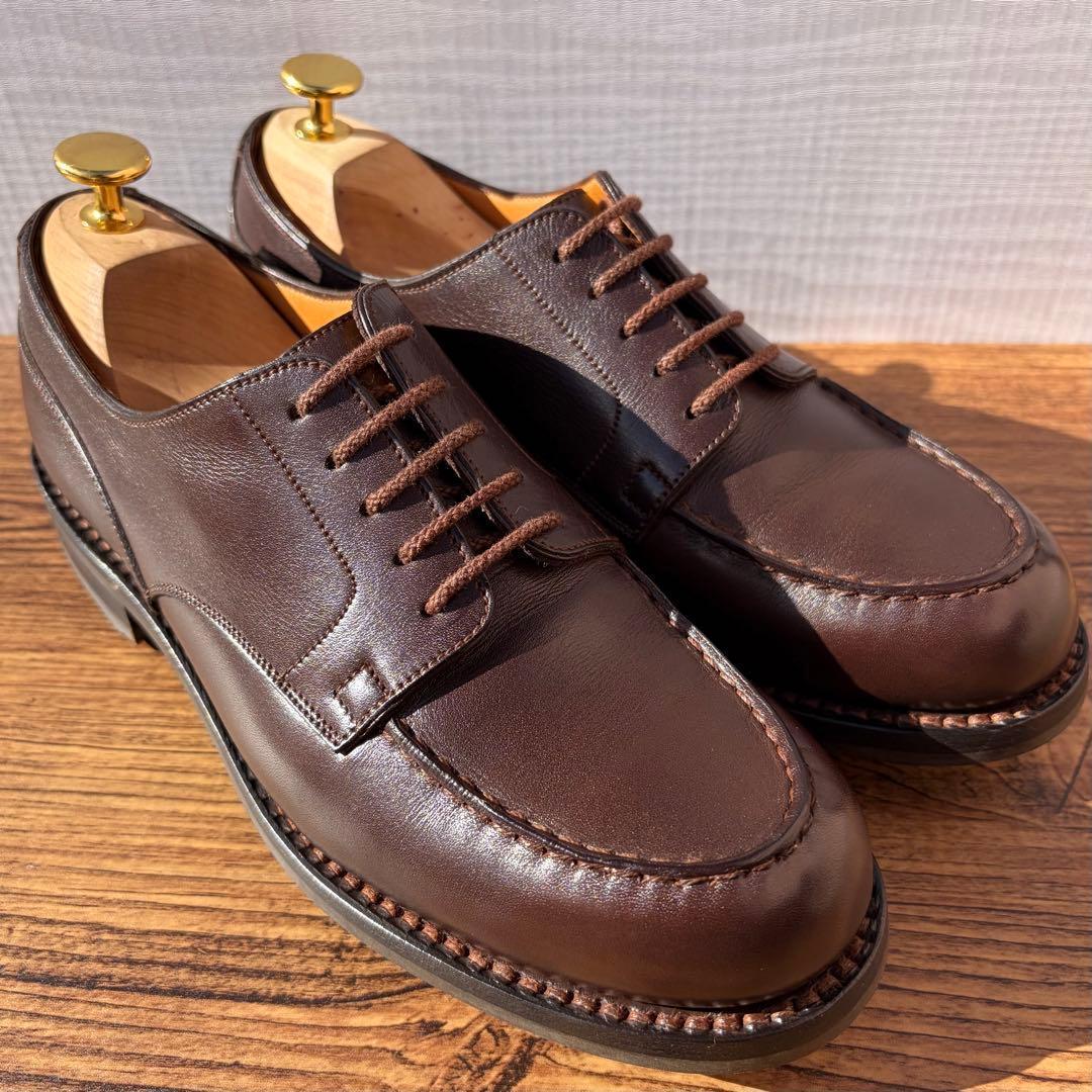 【美品】J.M.WESTON 641 ゴルフ ダークブラウン 6D 保存袋付