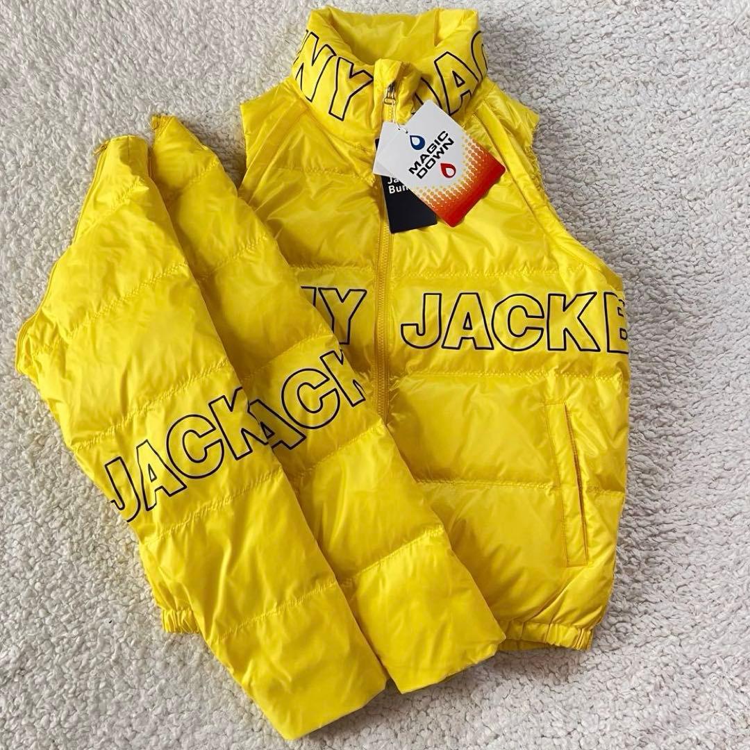 【新品】ジャックバニー　2WAY マジックダウン レディースL ダウンベスト