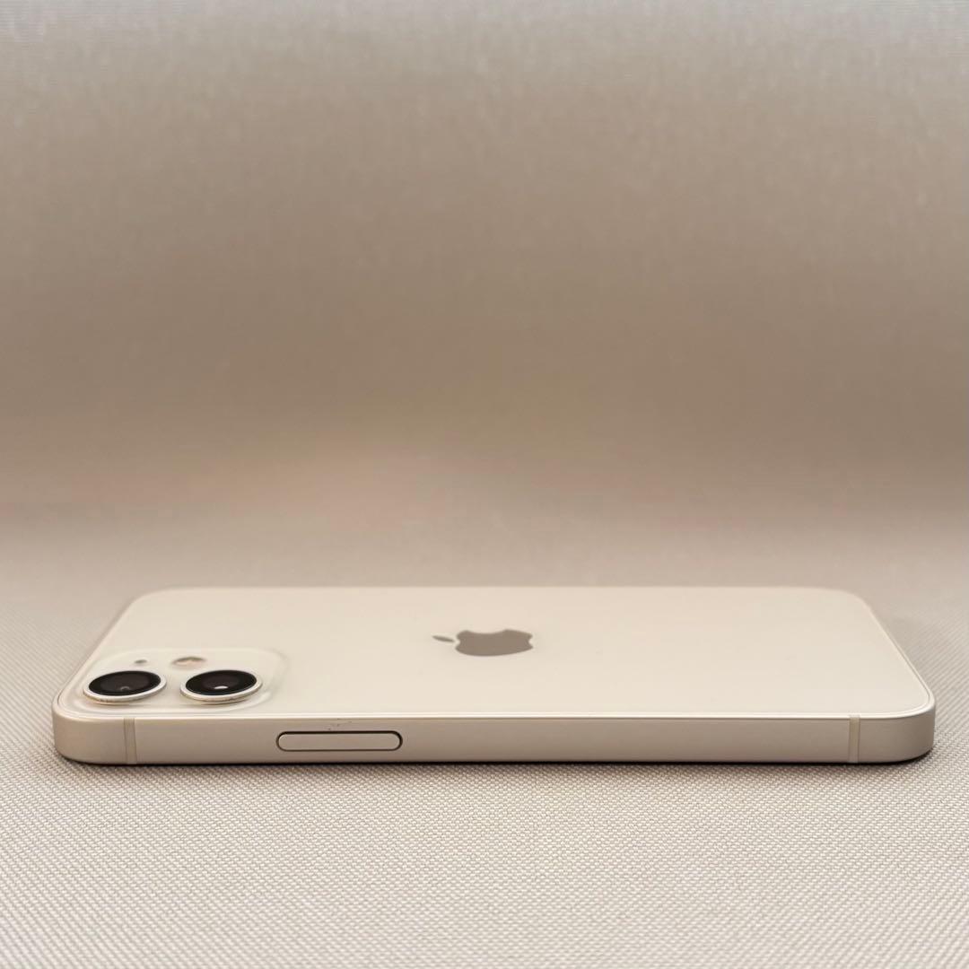 『極美品』iPhone 12 mini 64GB ホワイト　新品バッテリー　本体