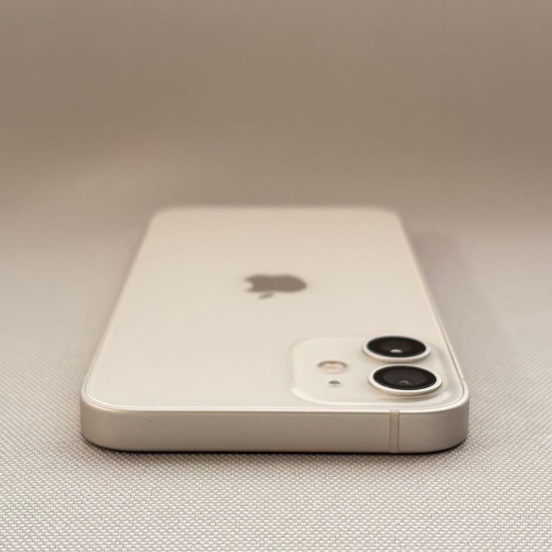 『極美品』iPhone 12 mini 64GB ホワイト　新品バッテリー　本体