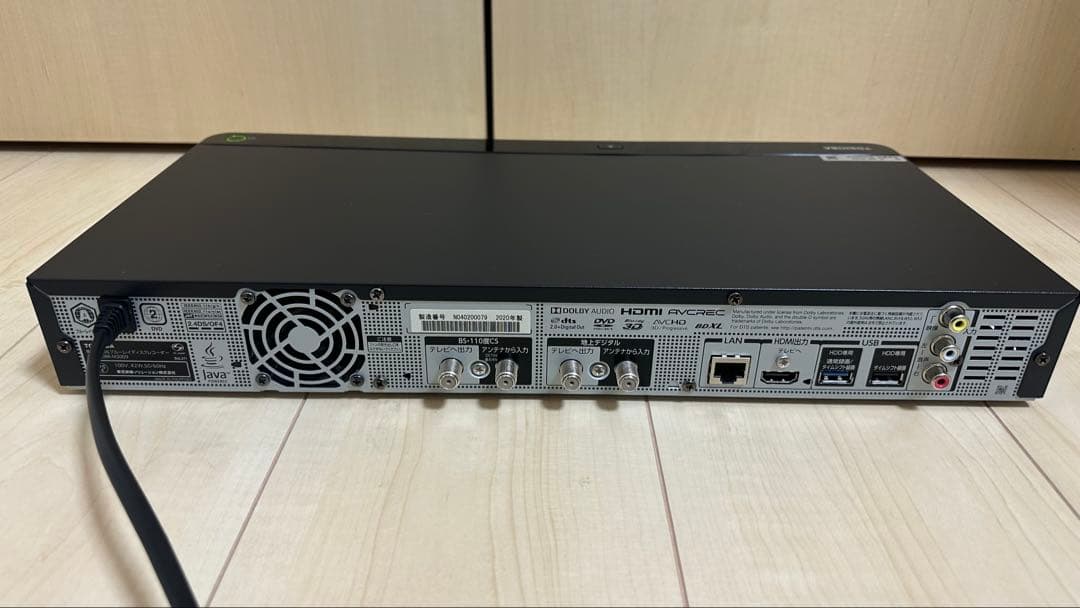 【ジャンク】TOSHIBA DBR-M3009 ブルーレイレコーダー
