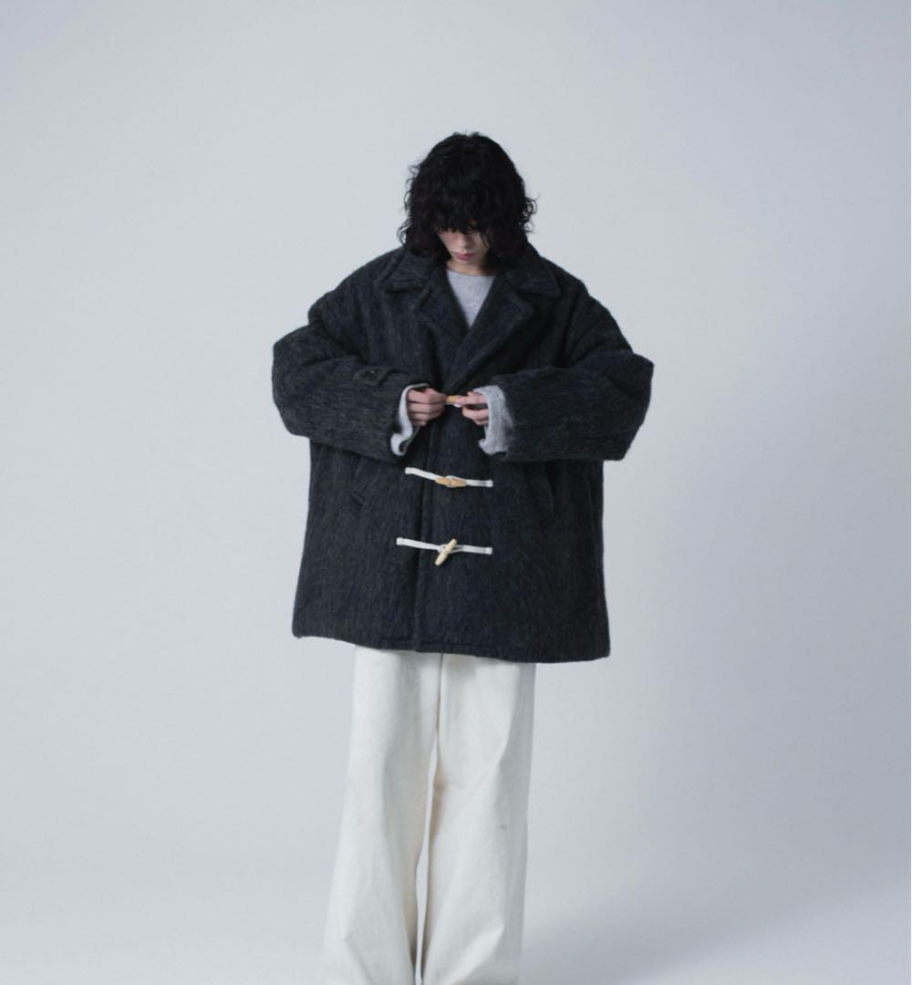 ジャケット・アウター double breasted wool shaggy duffle coat