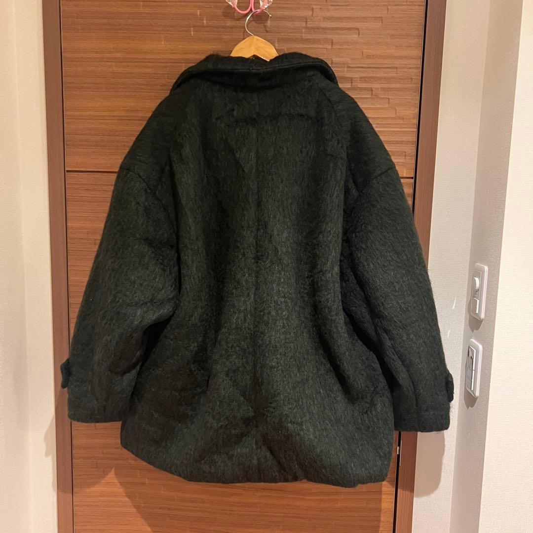 ジャケット・アウター double breasted wool shaggy duffle coat