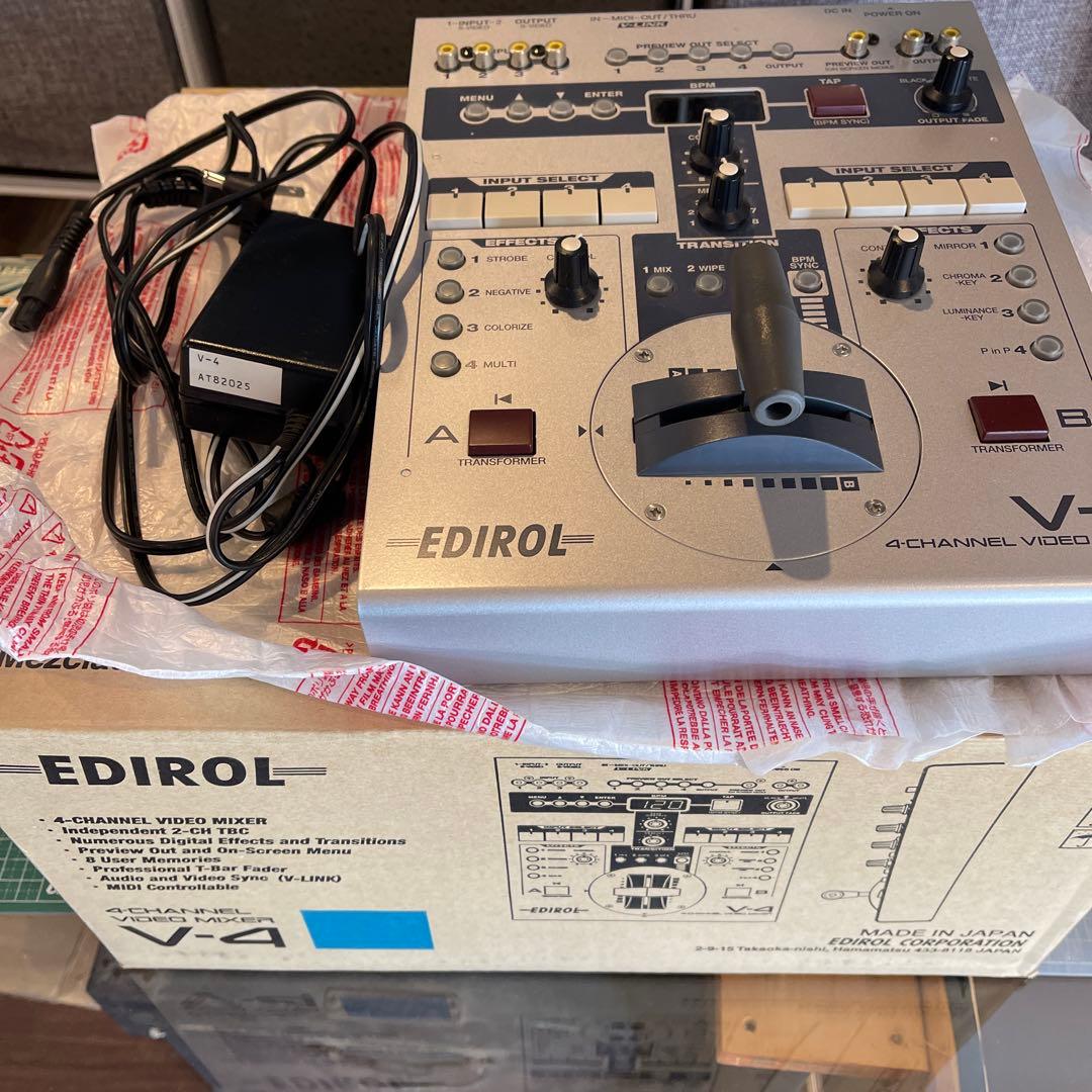 S*H様 EDIROL V-4 4チャンネルビデオミキサー 他機材一式