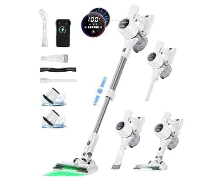 新品　掃除機 コードレス【2026　最小運転音 75Kpa真の強力吸引力プラス！