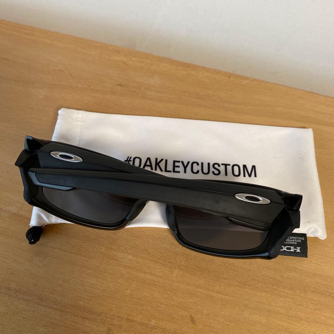 Oakley オークリー　ストレートリンク　ブラック偏光ミラーUSA製サングラス