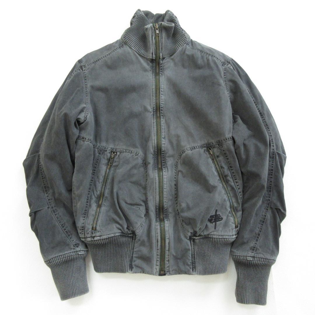 【Diesel】ディーゼル　ビンテージ加工　ミリタリー　中綿ジャケット　0196