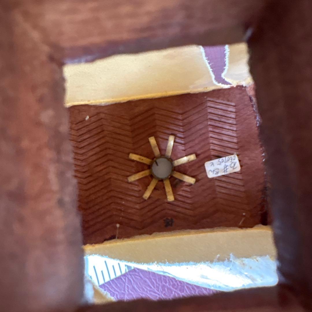 三味線　太棹　紅木　皮破れ　ハードケース付き　全長約102cm